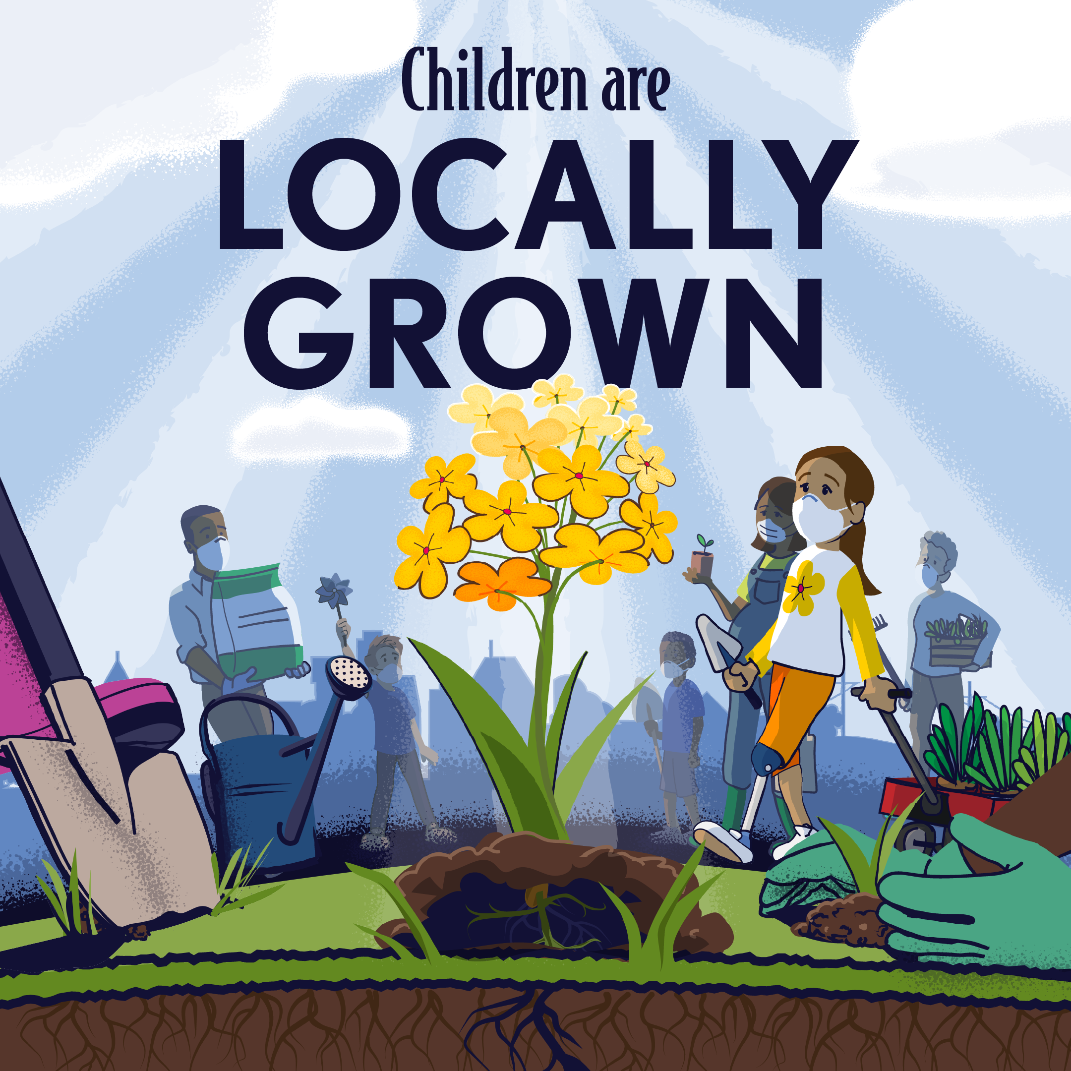 Children are locally grown